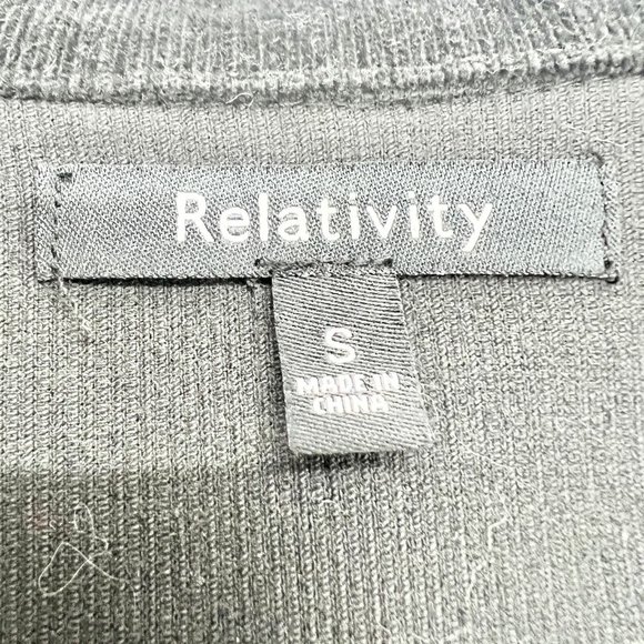 Relativity Womens Small Black Corduroy Button Up Jacket Pockets - Picture 6 of 8